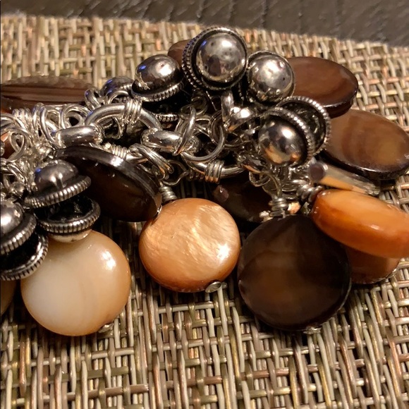 Handmade one of a kind silver bracelet